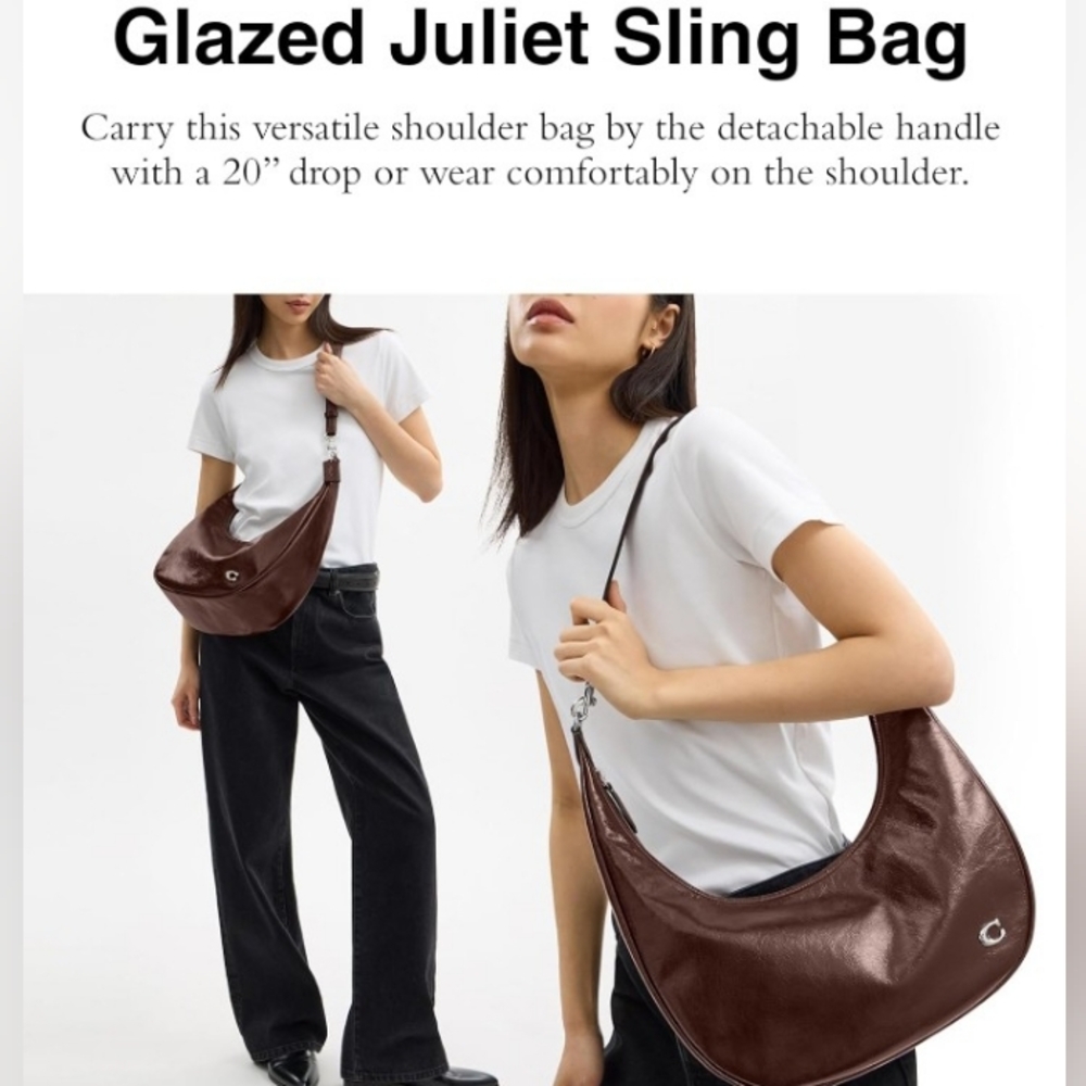 Coach Juliet Sling Bag In Glazed Maple, SOLD OUT!